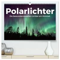 Polarlichter - Die bewundernswerten Lichter am Himmel. (hochwertiger Premium Wandkalender 2025 DIN A2 quer), Kunstdruck in Hochglanz