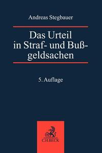 Das Urteil in Straf- und Bußgeldsachen