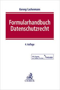 Formularhandbuch Datenschutzrecht