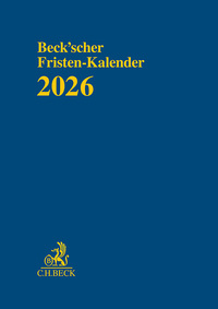 Beck'scher Fristen-Kalender 2026