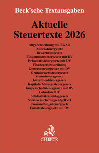 Aktuelle Steuertexte 2026