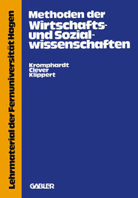 Methoden der Wirtschafts- und Sozialwissenschaften