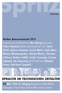 Berliner Autorenwerkstatt 2015