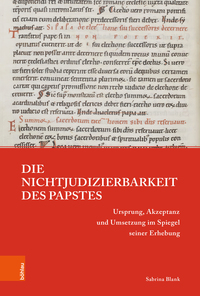 Die Nichtjudizierbarkeit des Papstes