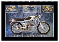 moped photoart (Wandkalender 2025 DIN A2 quer), CALVENDO Monatskalender