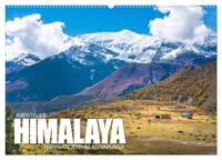 Abenteuer Himalaya - Fernwandern im Annapurna (Wandkalender 2025 DIN A2 quer), CALVENDO Monatskalender