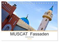 MUSCAT Fassaden (Tischkalender 2025 DIN A5 quer), CALVENDO Monatskalender