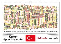 Kultur-Sprachkalender Türkisch-Deutsch (Wandkalender 2025 DIN A3 quer), CALVENDO Monatskalender