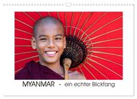 Myanmar - ein echter Blickfang (Wandkalender 2025 DIN A3 quer), CALVENDO Monatskalender