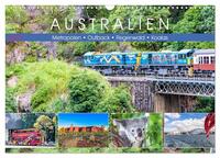 Australien - Metropolen • Outback • Regenwald • Koalas (Wandkalender 2025 DIN A3 quer), CALVENDO Monatskalender