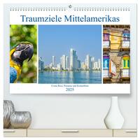 Traumziele Mittelamerikas - Costa Rica, Panama und Kolumbien (hochwertiger Premium Wandkalender 2025 DIN A2 quer), Kunstdruck in Hochglanz