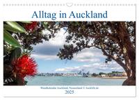 Wandkalender Auckland 2025 DIN A4 Quer (Wandkalender 2025 DIN A3 quer), CALVENDO Monatskalender