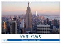 New York - 4 Tage unterwegs im Big Apple (Wandkalender 2025 DIN A3 quer), CALVENDO Monatskalender