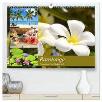 Rarotonga - Trauminsel im Südpazifik. (hochwertiger Premium Wandkalender 2025 DIN A2 quer), Kunstdruck in Hochglanz