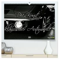 Die Kunst klassischer Automobile (hochwertiger Premium Wandkalender 2025 DIN A2 quer), Kunstdruck in Hochglanz