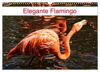 Elegante Flamingo (Wandkalender 2025 DIN A3 quer), CALVENDO Monatskalender