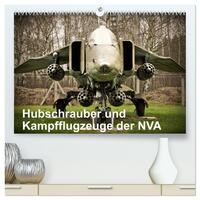 Hubschrauber und Kampfflugzeuge der NVA (hochwertiger Premium Wandkalender 2025 DIN A2 quer), Kunstdruck in Hochglanz