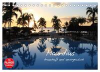 Mauritius - traumhaft und unvergesslich (Tischkalender 2025 DIN A5 quer), CALVENDO Monatskalender