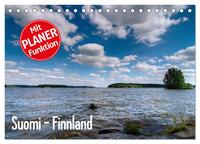 Suomi – Finnland (Tischkalender 2025 DIN A5 quer), CALVENDO Monatskalender