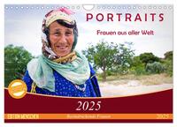 PORTRAITS - Frauen aus aller Welt (Wandkalender 2025 DIN A4 quer), CALVENDO Monatskalender