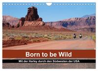 Born to be Wild - Mit der Harley durch den Südwesten der USA (Wandkalender 2025 DIN A4 quer), CALVENDO Monatskalender