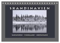 SKANDINAVIEN (Tischkalender 2025 DIN A5 quer), CALVENDO Monatskalender