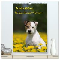 Tender Fellows - Parson Russell Terrier (hochwertiger Premium Wandkalender 2025 DIN A2 hoch), Kunstdruck in Hochglanz