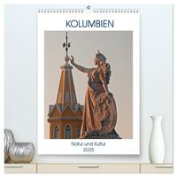 Kolumbien - Natur und Kultur (hochwertiger Premium Wandkalender 2025 DIN A2 hoch), Kunstdruck in Hochglanz