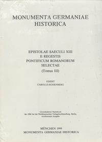 Epistolae saeculi XIII e regestis pontificum Romanorum selectae 3