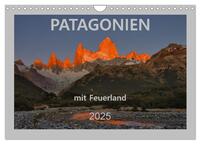 Patagonien mit Feuerland (Wandkalender 2025 DIN A4 quer), CALVENDO Monatskalender