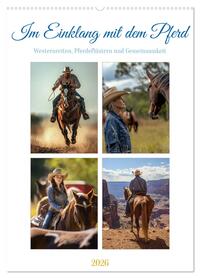 Im Einklang mit dem Pferd (Wandkalender 2026 DIN A2 hoch), CALVENDO Monatskalender