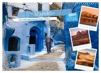 Marokko, ein lebendiges Mosaik voller Farben. (Wandkalender 2026 DIN A3 quer), CALVENDO Monatskalender