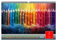 Farben des Moments (Wandkalender 2026 DIN A3 quer), CALVENDO Monatskalender