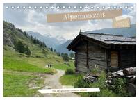 Alpenauszeit - Die Berghütten unserer Alpen (Tischkalender 2026 DIN A5 quer), CALVENDO Monatskalender