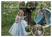 Feenflügel und Lächeln KI - Die zauberhafte Welt der Feenkinder (Wandkalender 2026 DIN A4 quer), CALVENDO Monatskalender