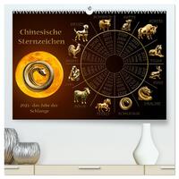 Chinesische Sternzeichen (hochwertiger Premium Wandkalender 2026 DIN A2 quer), Kunstdruck in Hochglanz