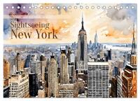 Sightseeing New York (Tischkalender 2026 DIN A5 quer), CALVENDO Monatskalender