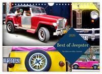 Best of Jeepster - Das Cabrio von Willys-Overland (Wandkalender 2026 DIN A4 quer), CALVENDO Monatskalender
