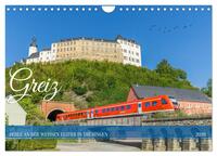 Greiz - Perle an der weißen Elster in Thüringen (Wandkalender 2026 DIN A4 quer), CALVENDO Monatskalender