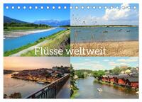 Flüsse weltweit (Tischkalender 2026 DIN A5 quer), CALVENDO Monatskalender