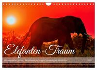 Elefanten-Traum - Herzenssache Afrika (Wandkalender 2026 DIN A4 quer), CALVENDO Monatskalender