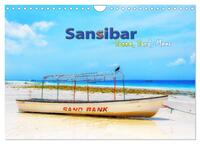 Sansibar - Sonne, Sand, Meer (Wandkalender 2026 DIN A4 quer), CALVENDO Monatskalender