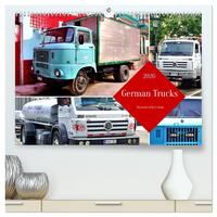 German Trucks - Deutsche LKW in Kuba (hochwertiger Premium Wandkalender 2026 DIN A2 quer), Kunstdruck in Hochglanz