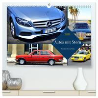 Autos mit Stern - Mercedes-Benz auf Kuba (hochwertiger Premium Wandkalender 2026 DIN A2 quer), Kunstdruck in Hochglanz