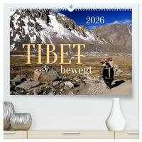 Tibet bewegt (hochwertiger Premium Wandkalender 2026 DIN A2 quer), Kunstdruck in Hochglanz