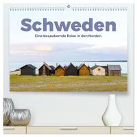 Schweden - Eine bezaubernde Reise in den Norden. (hochwertiger Premium Wandkalender 2026 DIN A2 quer), Kunstdruck in Hochglanz