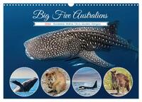 Big Five Australiens Buckelwal, Walhai, Orca, Quokka,Känguru (Wandkalender 2026 DIN A3 quer), CALVENDO Monatskalender