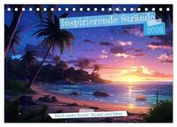 Inspirierende Strände (Tischkalender 2026 DIN A5 quer), CALVENDO Monatskalender