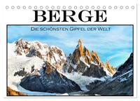 Berge - Die schönsten Gipfel der Welt (Tischkalender 2026 DIN A5 quer), CALVENDO Monatskalender