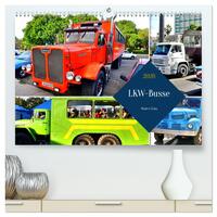 LKW-Busse - Made in Cuba (hochwertiger Premium Wandkalender 2026 DIN A2 quer), Kunstdruck in Hochglanz